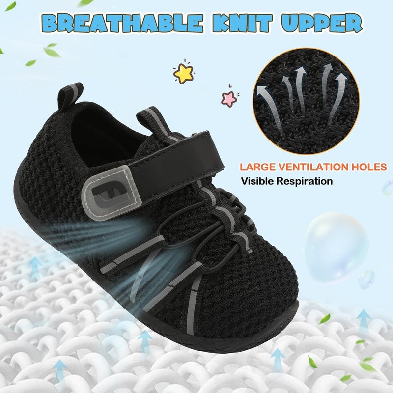 JOINFREE Toddler Sandals Boys Girls Breathable Closed Toe Water Beach Sandals Kids Wide Barefoot Summer Water Shoes Baby Walking Sneakers - Image 2